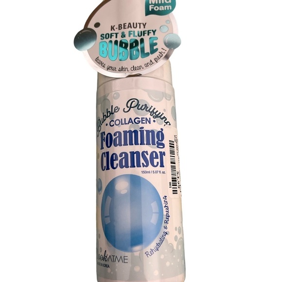 K Beauty Soft & Fluffy Foam BUBBLE PURIFYING FOAMING CLEANSER Collagen Brand NEW - Picture 1 of 2